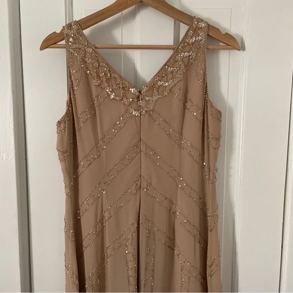 Bloomingdale’s Silk Beads Party Dress - Picture 5 of 6